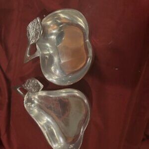 Apple and Pear  candy dishes